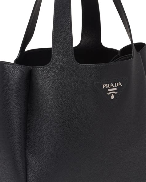 prada bn2756 grainy leather tote bag black|Prada totes farfetch.